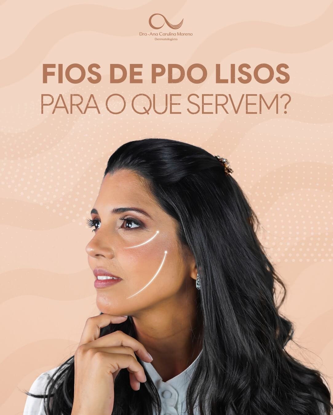 Dra. Ana Carulina Moreno em material sobre tratamentos para a papada